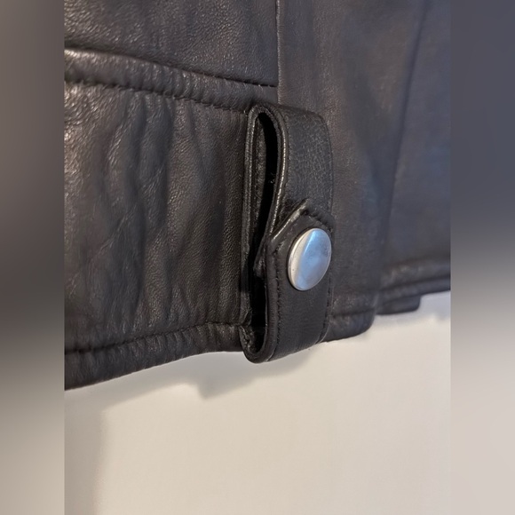 Mango Pre-owned Faux leather jacket - black size us xxs - Picture 12 of 16